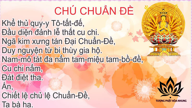 Lợi Ích Khi Trì Tụng 7 câu Phật mẫu chuẩn đề thần chú