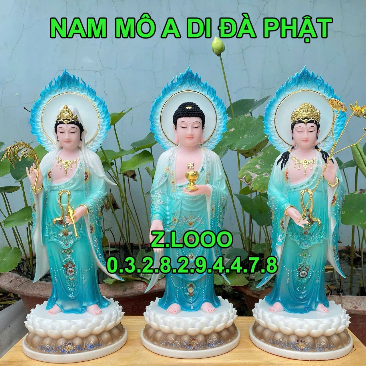 Tây Phương Tam Thánh đứng