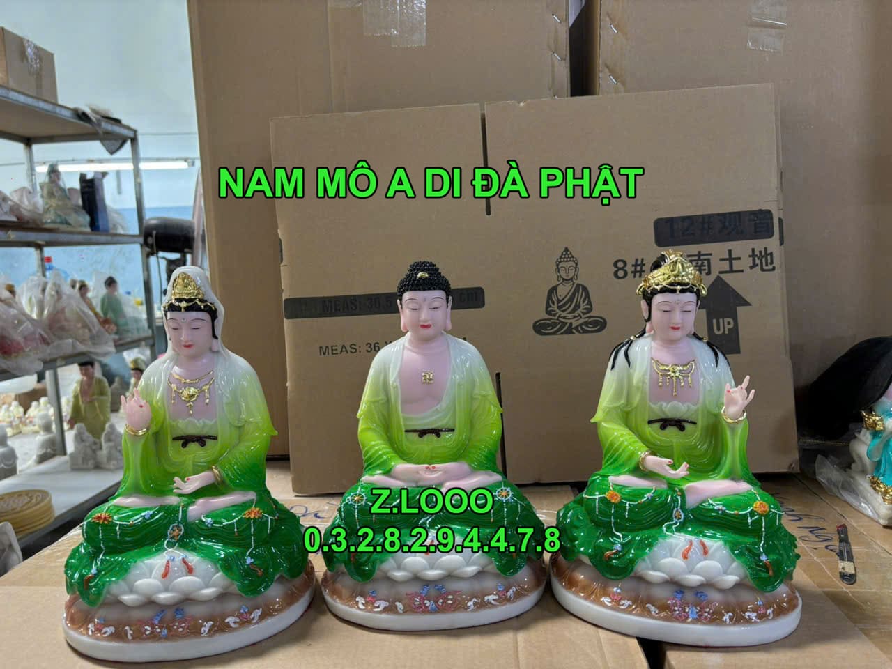 Tây Phương Tam Thánh đứng