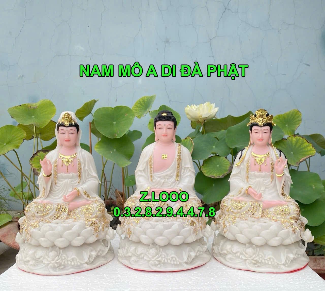 Tây Phương Tam Thánh đứng