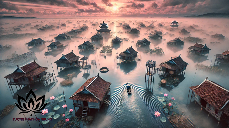 Giải mã giấc mơ thấy mình bị nước lũ cuốn đi