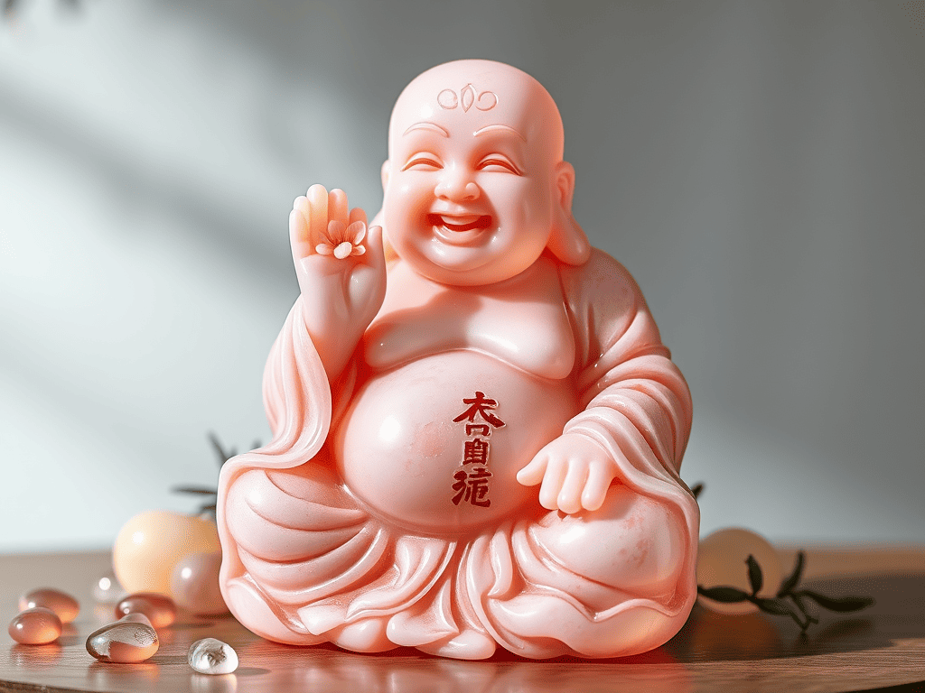 phật di lặc bằng đá thạch anh