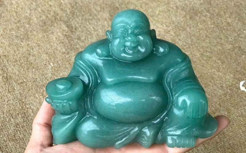 phật di lặc bằng đá thạch anh