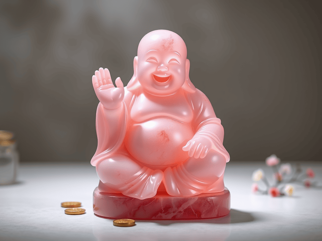 phật di lặc bằng đá thạch anh