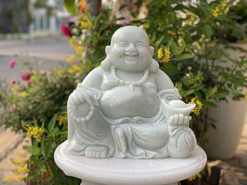 phật di lặc bằng đá thạch anh