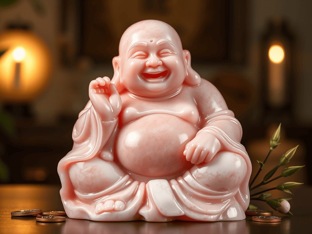 phật di lặc bằng đá thạch anh
