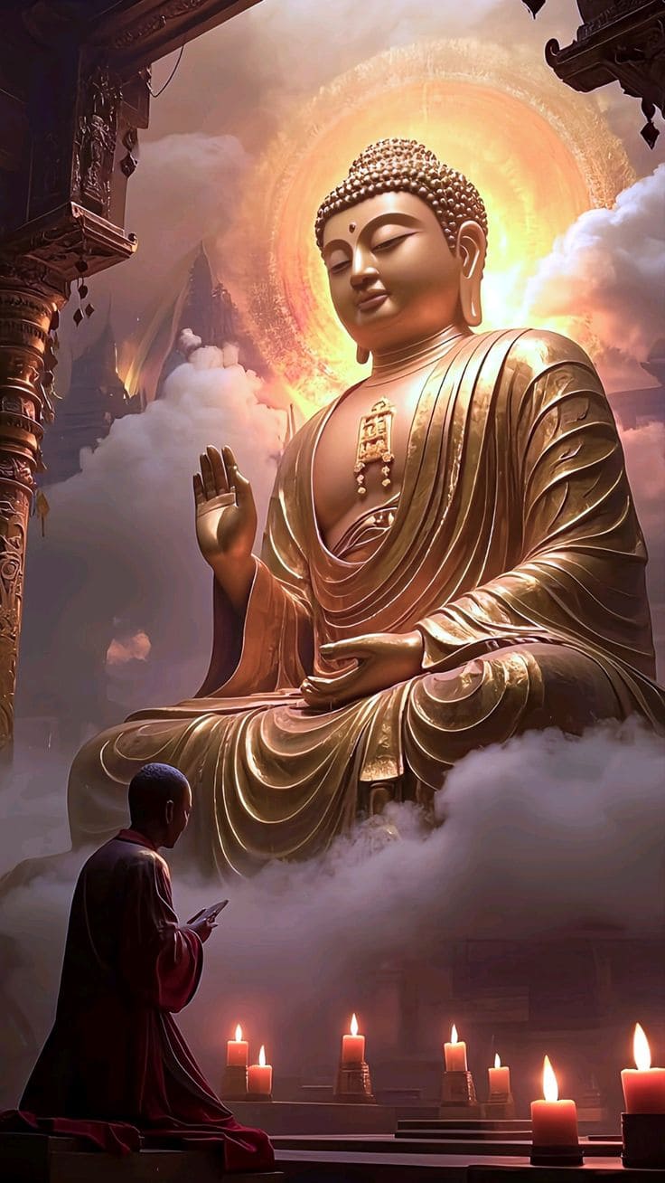Tranh Phật 3d rõ nét chi tiết