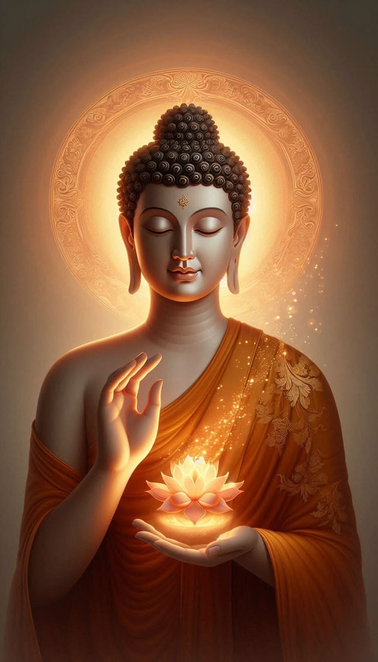 Tranh Phật 3d rõ nét chi tiết