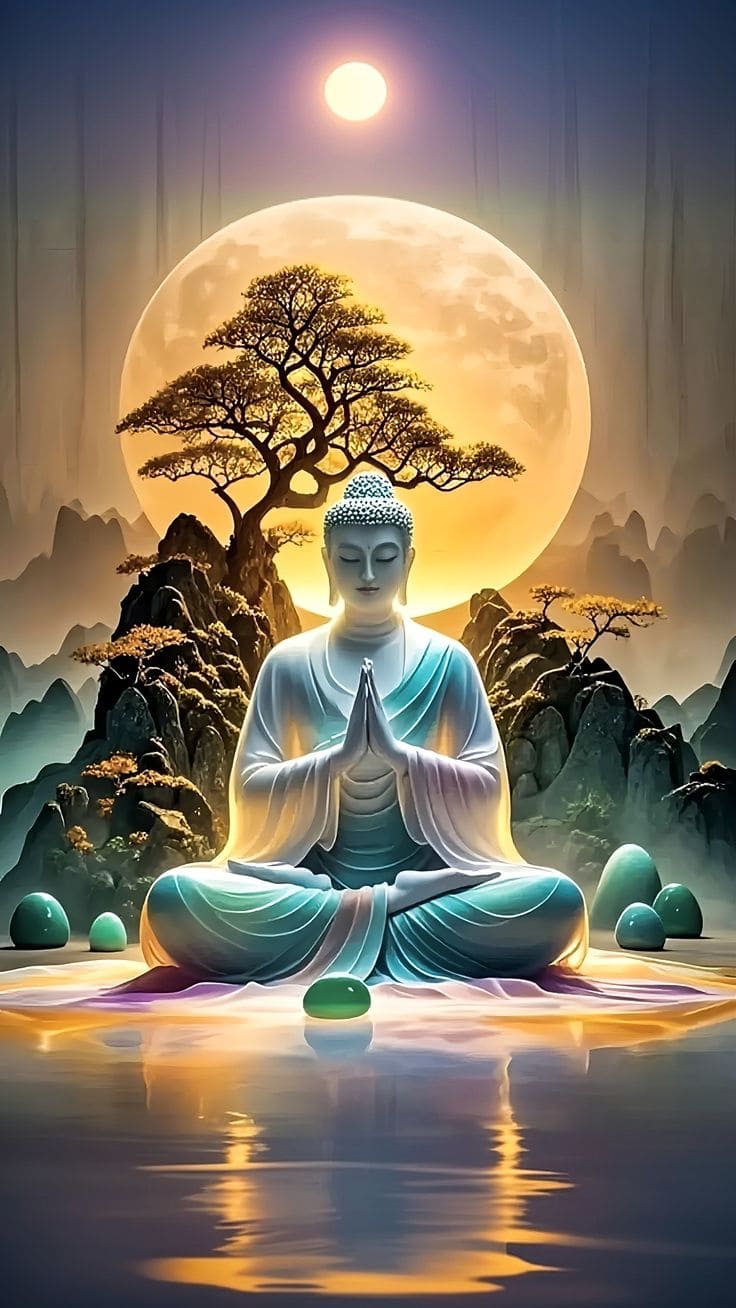 Tranh Phật 3d rõ nét chi tiết