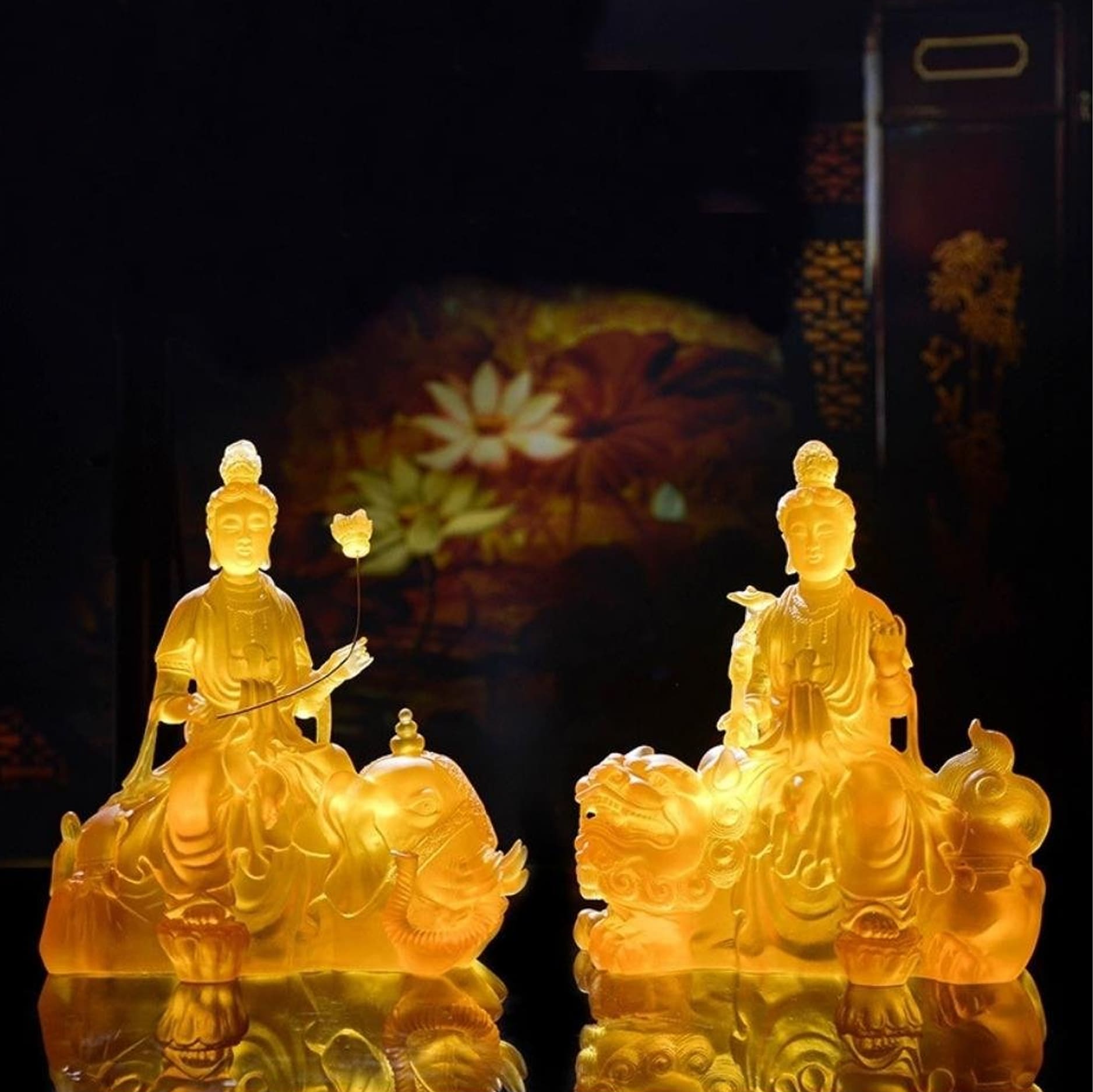 tượng phật phổ hiền bồ tát