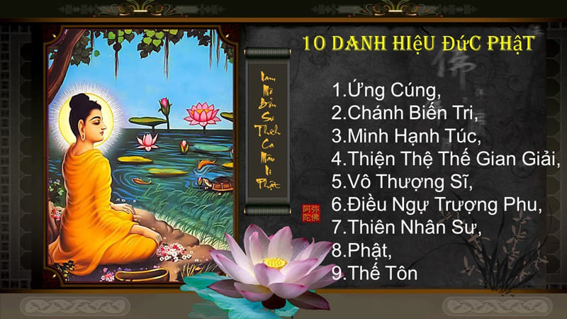 Danh sách 7 Danh Hiệu Phật phổ biến