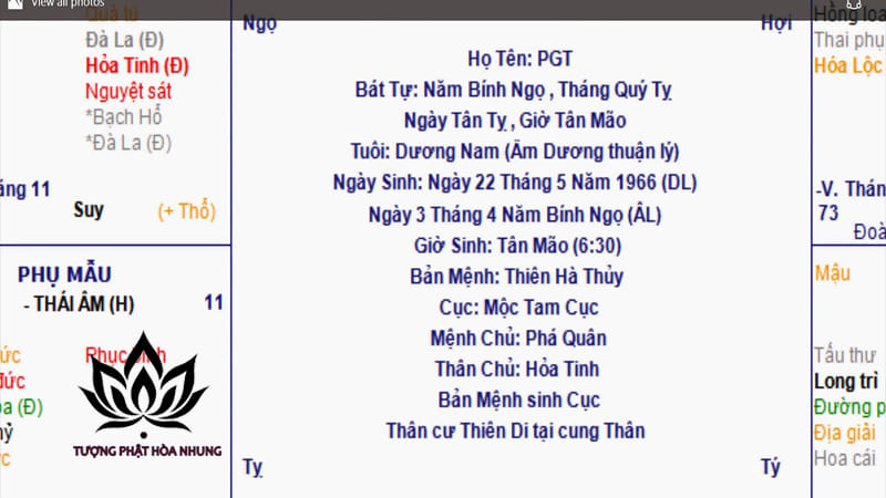 Hướng Dẫn Chi Tiết Cách Lập Lá Số Tử Vi Thầy Cao Anh