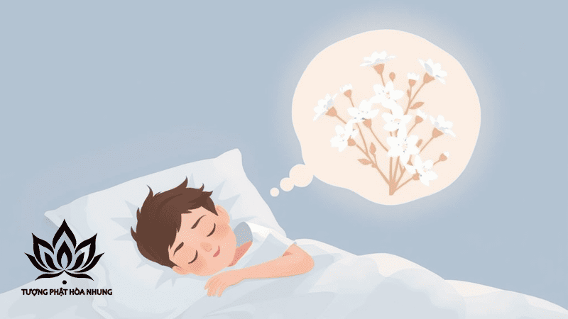Mơ thấy mình cầm bó hoa trắng