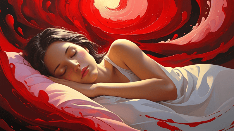 Mơ thấy máu đen hoặc máu đông