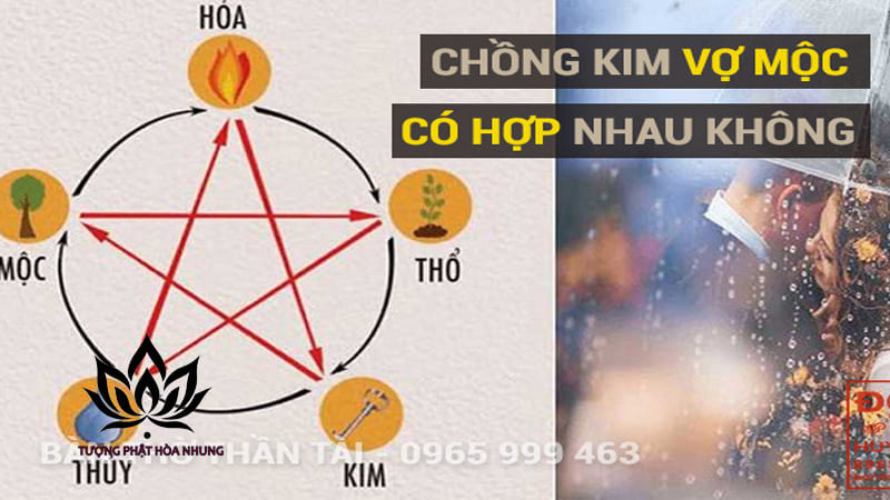 Vật Phẩm Phong Thủy Hỗ Trợ Hôn Nhân Cho Vợ Kim - Chồng Mộc