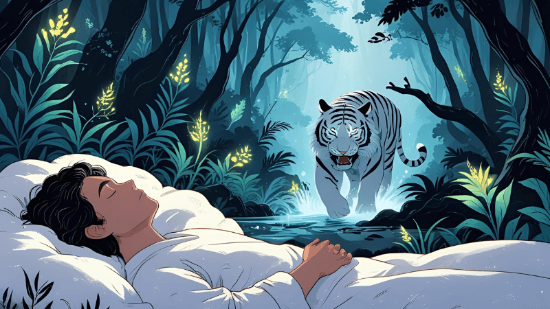 General Interpretations of Seeing a White Tiger in Your Dreams