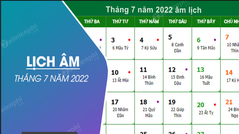 Tiêu Chí Chọn Ngày Tốt Trong Tháng 7 Âm Lịch Chi Tiết Nhất