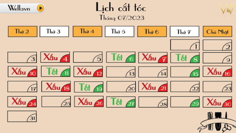 Giải Đáp Thắc Mắc Về Cắt Tóc Tháng 7