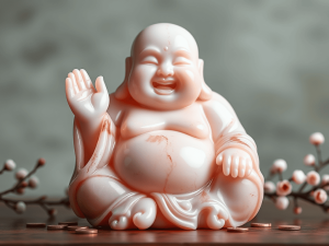 phật di lặc bằng đá thạch anh