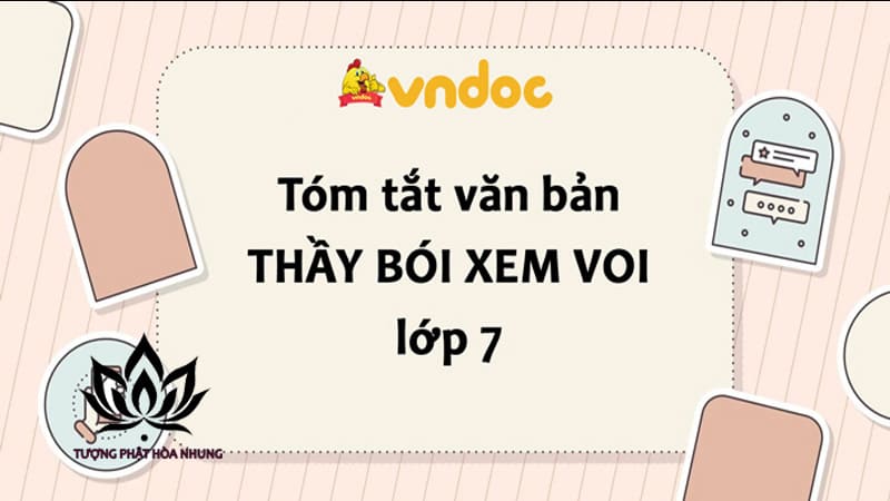 Tóm Tắt Chi Tiết Truyện Thầy Bói Xem Voi
